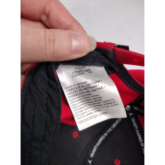 Nike Jordan Snapback Hat Red Youth Baseball Cap Jumpman‎ Logo - Picture 5 of 5